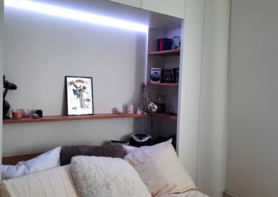 Dressing et bibliothèque en pont de lit à Lille