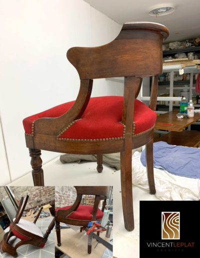 Réparation d'un fauteuil